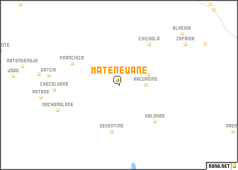 map of Mateneuane