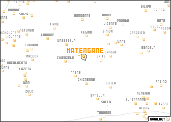 map of Matengane