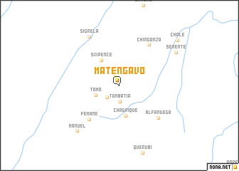 map of Matengavo