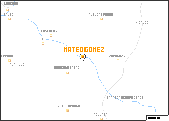 map of Mateo Gómez