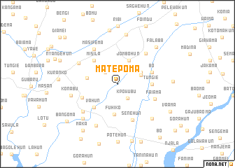 map of Matepoma