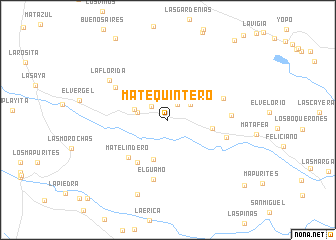 map of Matequintero