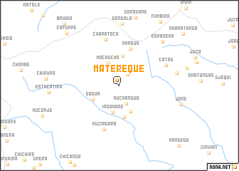 map of Matereque