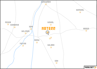 map of Materr