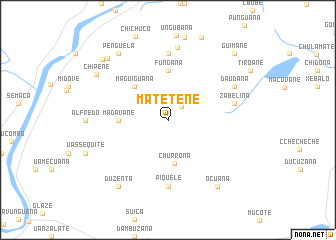 map of Matetene