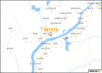 map of Matété