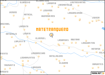 map of Matetranquero