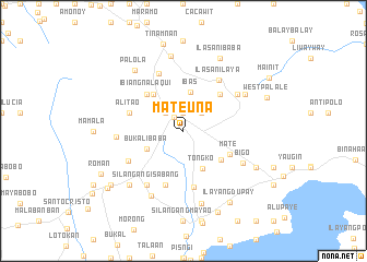 map of Mateuna