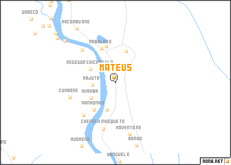 map of Mateus