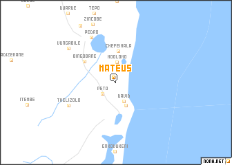 map of Mateus