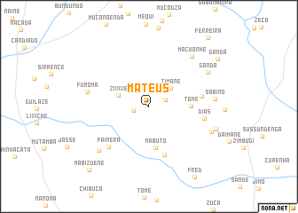 map of Mateus