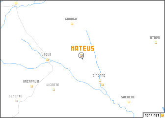 map of Mateus