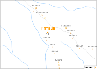 map of Mateus