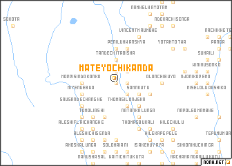 map of Mateyo Chikanda