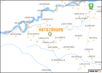 map of Matezamuro