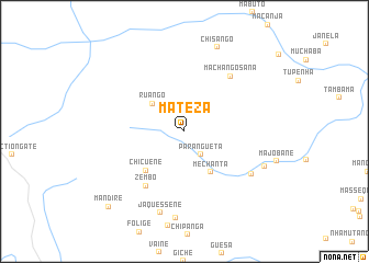 map of Mateza