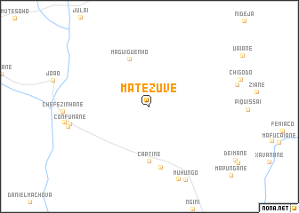 map of Matezuve