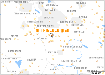 map of Matfield Corner