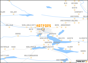 map of Matfors
