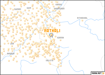 map of Mathāli