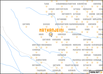 map of Mathanjeini