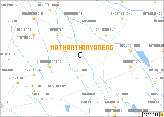 map of Mathanthanyaneng