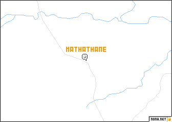 map of Mathathane