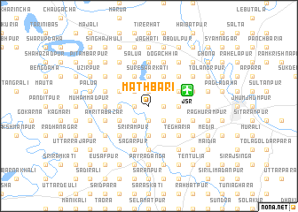 map of Mathbāri