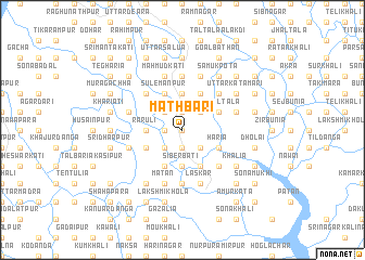 map of Mathbāri