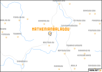 map of Mathénian Baladou