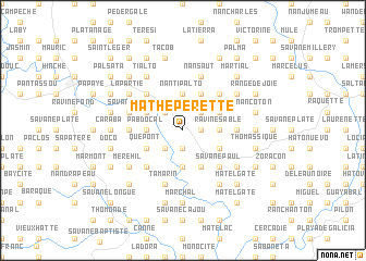 map of Mathe Perette