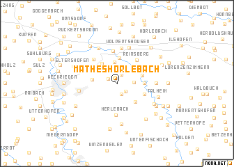 map of Matheshörlebach