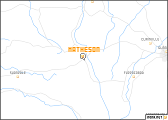 map of Matheson