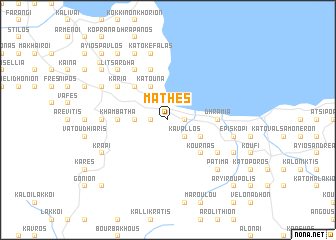 map of Mathés