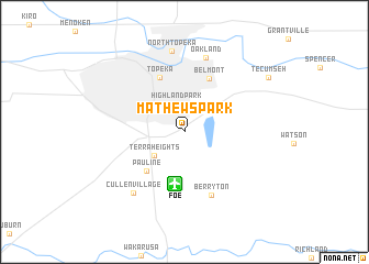 map of Mathews Park