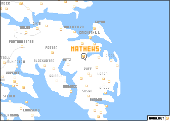 map of Mathews