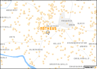 map of Mathews