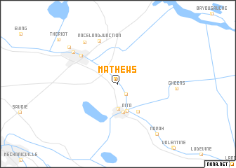 map of Mathews