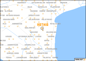 map of Mathía