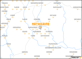 map of Mathigaine