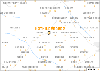 map of Mathilden Dvor