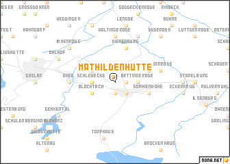 map of Mathildenhütte