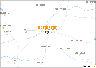 map of Mathiston