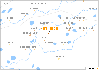 map of Māthiura