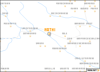 map of Mathi