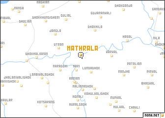 map of Mathrāla