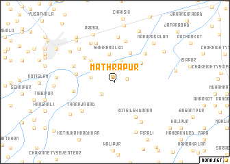 map of Mathrāpur