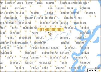 map of Mathurāpāra