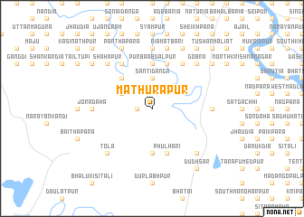 map of Mathurāpur
