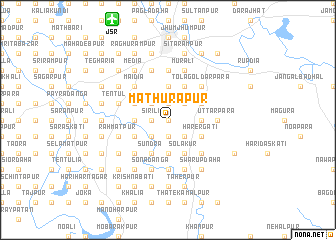 map of Mathurāpur